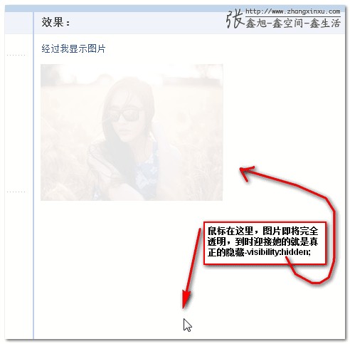 图片淡出与visibility隐藏