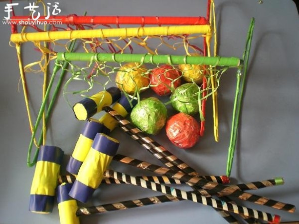 利用废旧材料为幼儿制作体锻玩具 - www.youjiao5.com