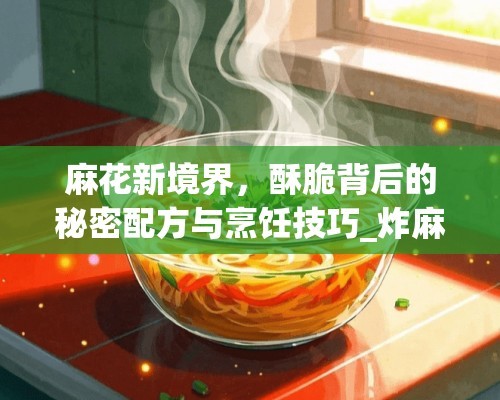 麻花新境界，酥脆背后的秘密配方与烹饪技巧_炸麻花又酥又脆配方