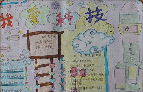 述说生活中的科学手抄报生活中的角手抄报