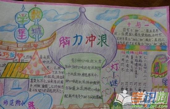 面由学识网小编与大家分享生活中的数学手抄报的资料希望对你有用