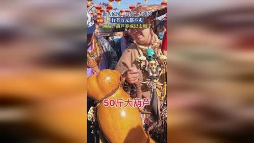 街头惊现“天价”大葫芦！行者万元都不卖，网友：葫芦养成记太绝了