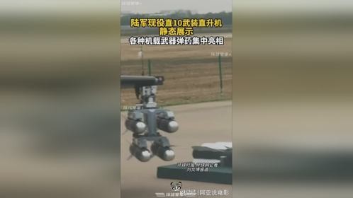 陆军现役直10武装直升机静态展示,各种机载武器弹药集中亮相