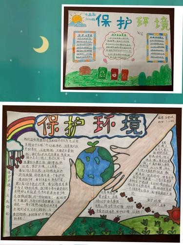 古井镇柳行小学开展以珍爱地球保护环境为主题的优秀手抄报评选