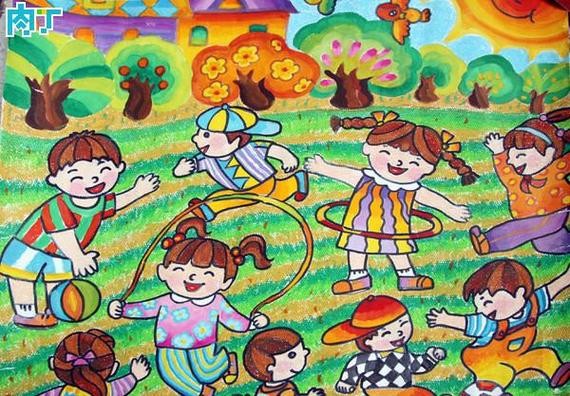 美丽的校园图画美丽的校园图画一等奖绘画美丽的校园简笔画