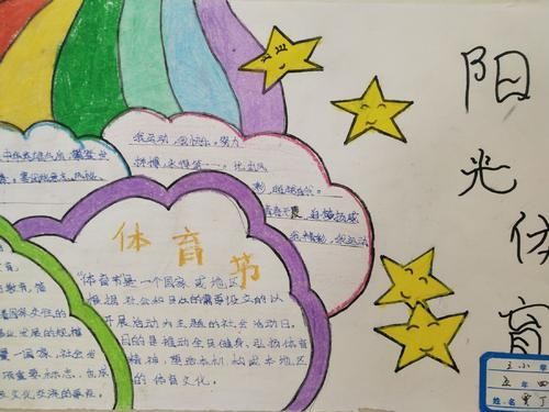 阳光体育 快乐足球主题绘画手抄报征文系列活动