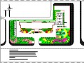 某办公庭院绿化设计参考布置图