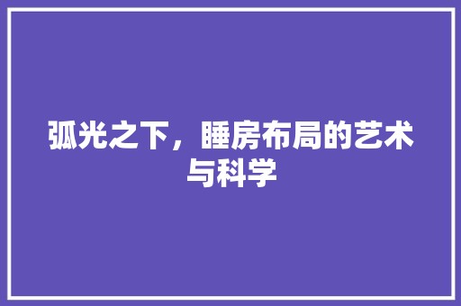 弧光之下,睡房布局的艺术与科学 中式风格装饰