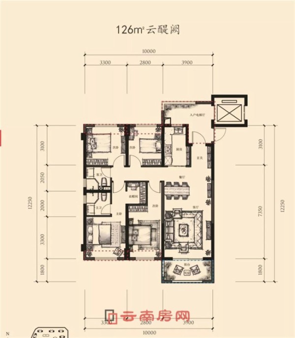 中南碧桂园樾府二期“云醍阙”户型