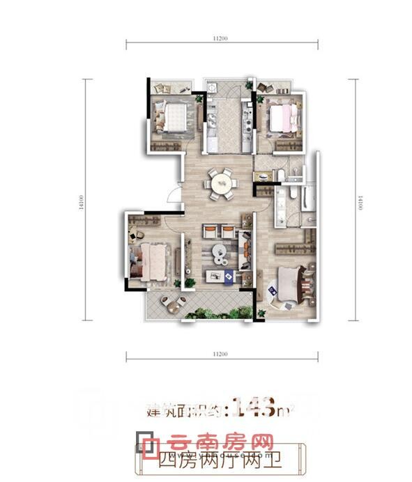 悦湖醇院C户型