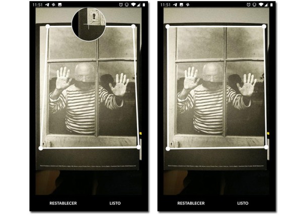 google fotoscan ajustar esquinas