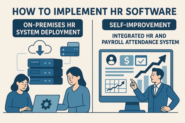 如何通过人力资源软件实现人事系统本地部署与人事工资考勤一体化系统的自我提升