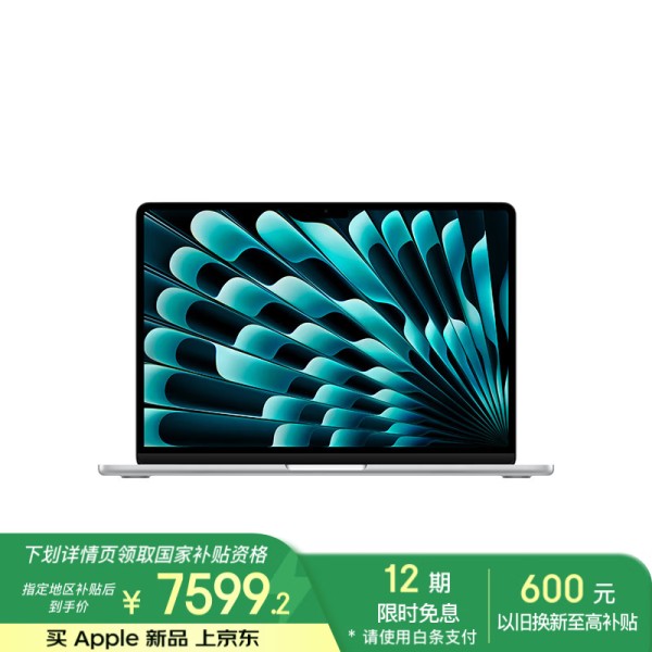 苹果 MacBook Air 13 2025款(M4/16GB/512GB/10核集显)