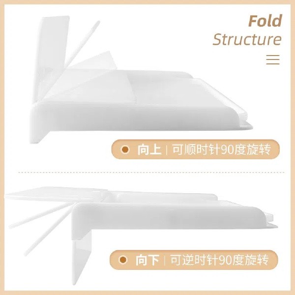 床边置物架免打孔床头墙上收纳壁挂式可折叠卧室床上挂墙架子