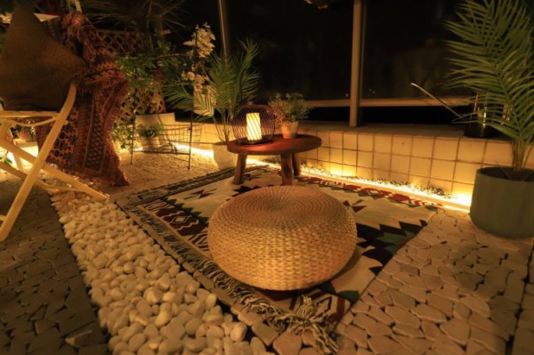 阳台15平米如何设计花园,15㎡阳台花园实景图-成都青望园林景观设计公司-1