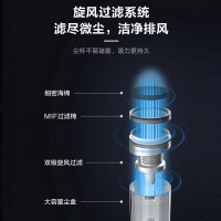 美的(Midea) 家用无线吸尘器QN7 手持式强劲吸力 旋风过滤 一键倒尘 前置探照灯 大容量尘盒