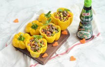 五彩牛肉彩椒盅——打败游戏怪