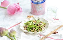 腰果芦笋炒草菇