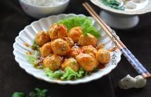 酸酸甜甜【茄汁鸡肉丸】