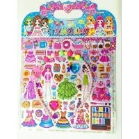 韩式可爱儿童百变换装贴纸墙贴011