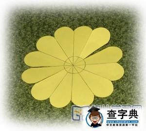 幼儿园小折纸手工花教程