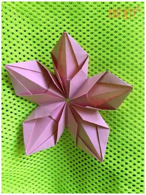 儿童最简单的小花折纸幼儿园最简单手工花朵