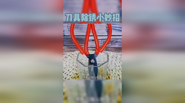 家里的刀具生锈，如何简单的快速处理