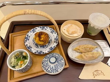 精致的美容院餐食