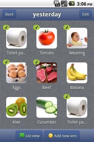 今天的购物 - 购物清单截图4