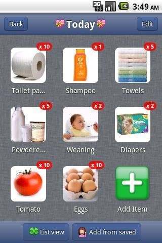 今天的购物 - 购物清单截图5