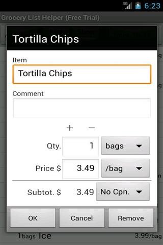购物清单助手截图1