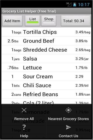 购物清单助手截图5