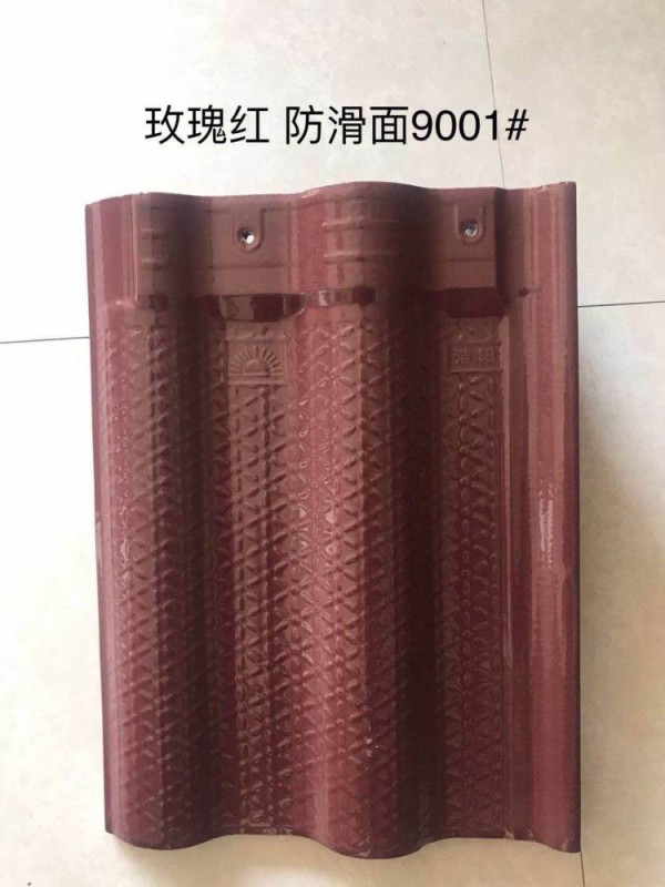 山东淄博全角瓦屋面陶瓷瓦片为新农村建设添砖加瓦