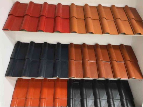 山东淄博全角瓦屋面陶瓷瓦片为新农村建设添砖加瓦