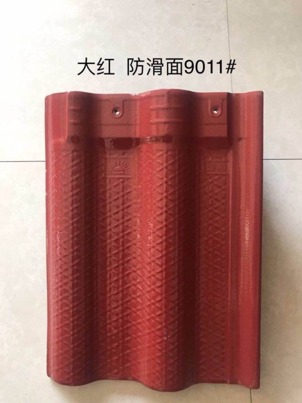 山东淄博全角瓦屋面陶瓷瓦片为新农村建设添砖加瓦