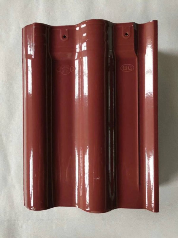 山东淄博全角瓦屋面陶瓷瓦片为新农村建设添砖加瓦