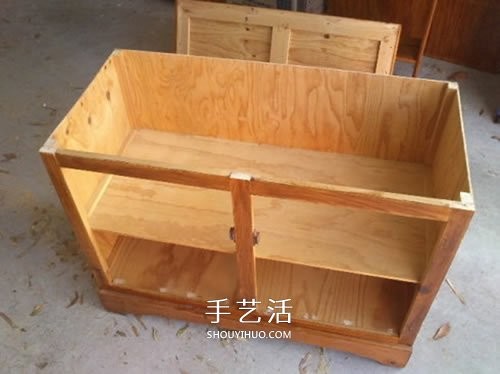 旧书柜改造鸟柜的过程 自制木头鸟柜的方法