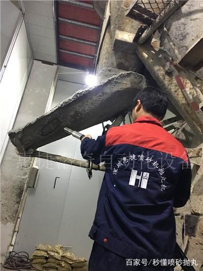 汽车车厢翻新喷砂机-有驾