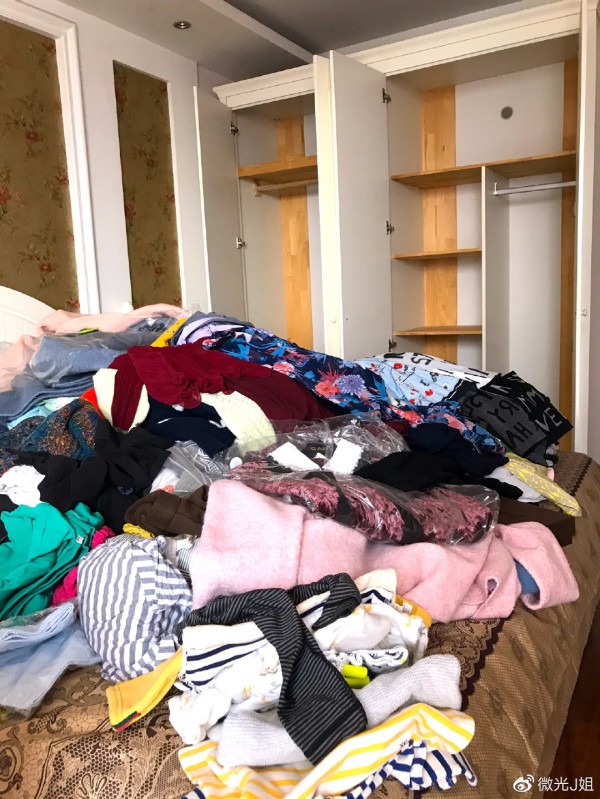 多到吓人的衣服,不敢相信