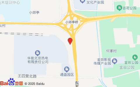 高碑店大型密闭式清洁站位置示意图