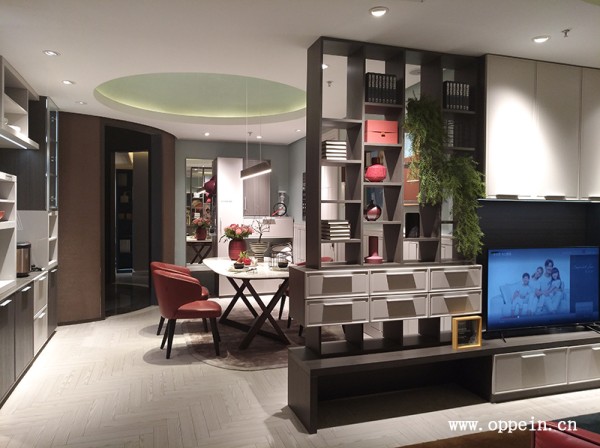 客厅收纳柜效果图