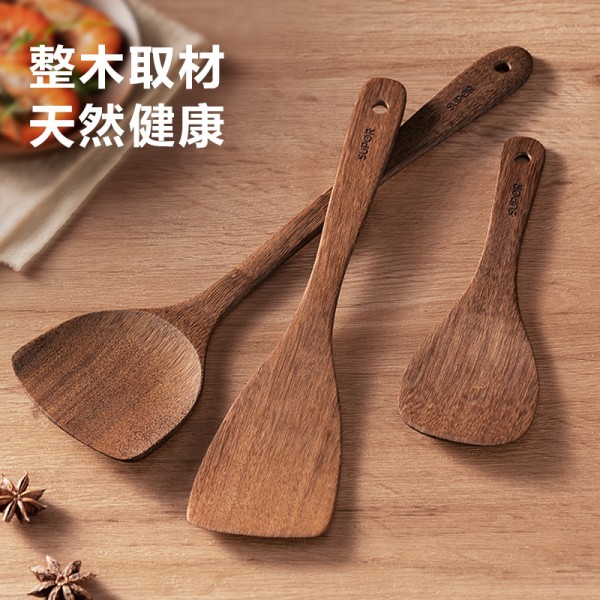 苏泊尔鸡翅木锅铲不粘锅专用