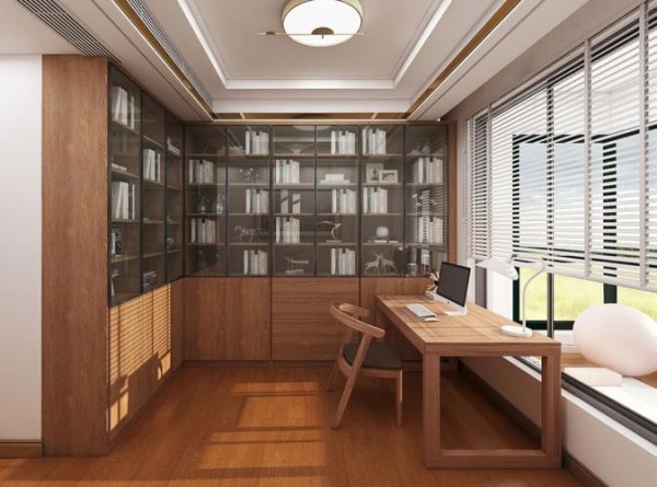书房布置一般需保持相对的独立性其设计布置原则特别是对于一些从事