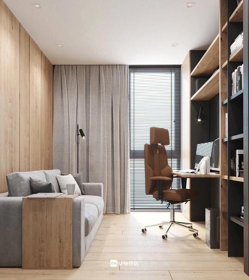 来点不一样的书房书柜设计