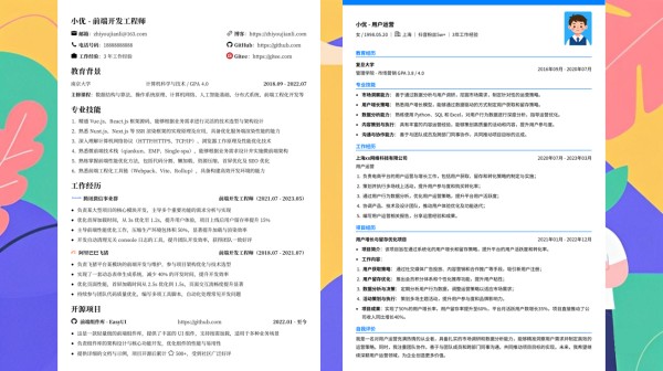 幼儿园营养师简历模板设计精选（含极简免费模板293款）| 精选3篇范文参考