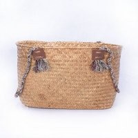 简约创意手工海草编收纳筐客厅卧室装饰筐