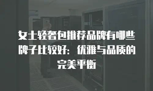 女士轻奢包推荐品牌有哪些牌子比较好：优雅与品质的完美平衡