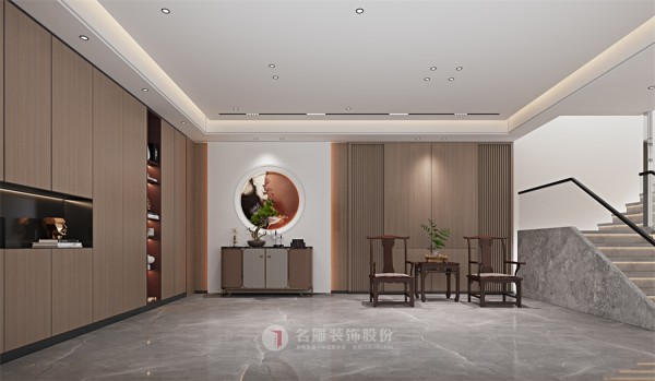 凯丽山庄-现代轻奢-290㎡-别墅-设计案例