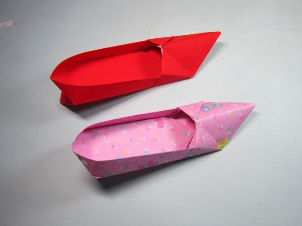 折纸高跟鞋简单又漂亮的高跟鞋子的折法一学就会diy手工制作视频