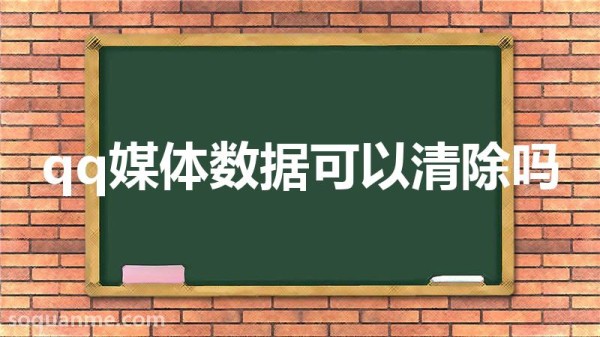 qq的数据文件能删吗(qq媒体数据可以清除吗)